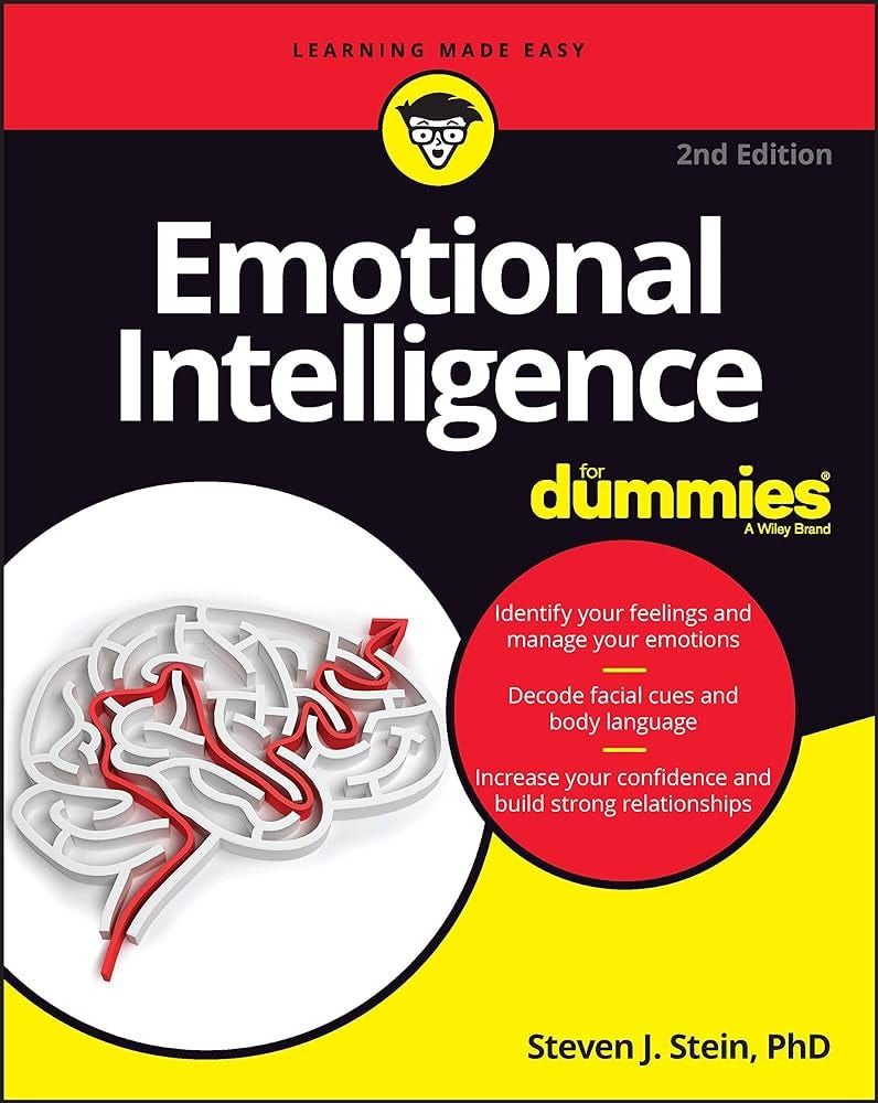 the cover of the book emotional intelligence for dummies